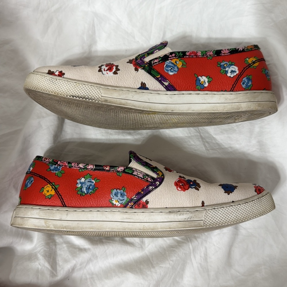 Women’s Coach Floral Parkside Tea Rose Slip-On Sneakers. Size 7 - Picture 6 of 11
